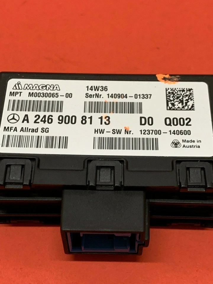 2014-2017 MERCEDES BENZ X156 GLA250 РАЗДАТОЧНАЯ КОРОБКА МОДУЛЬ УПРАВЛЕНИЯ КОМПЬЮТЕР Б/У - Изображение 3 из 4