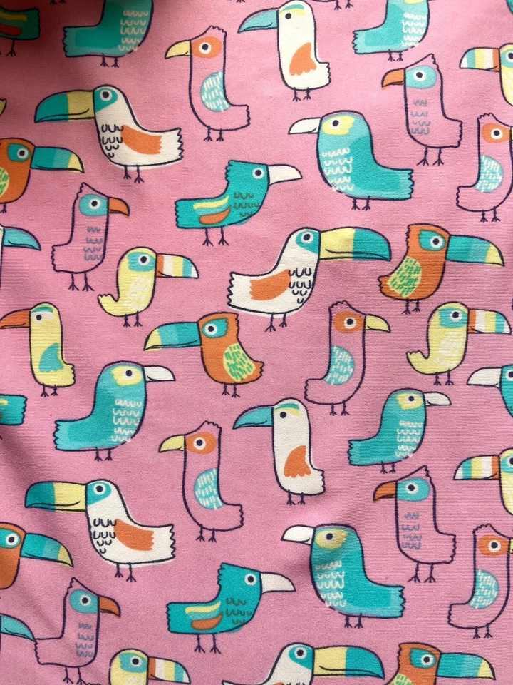 MINI CLUB PINK BIRD GIRLS Swimsuit ZIP SIZE 5-6 Years - Image 4 of 4