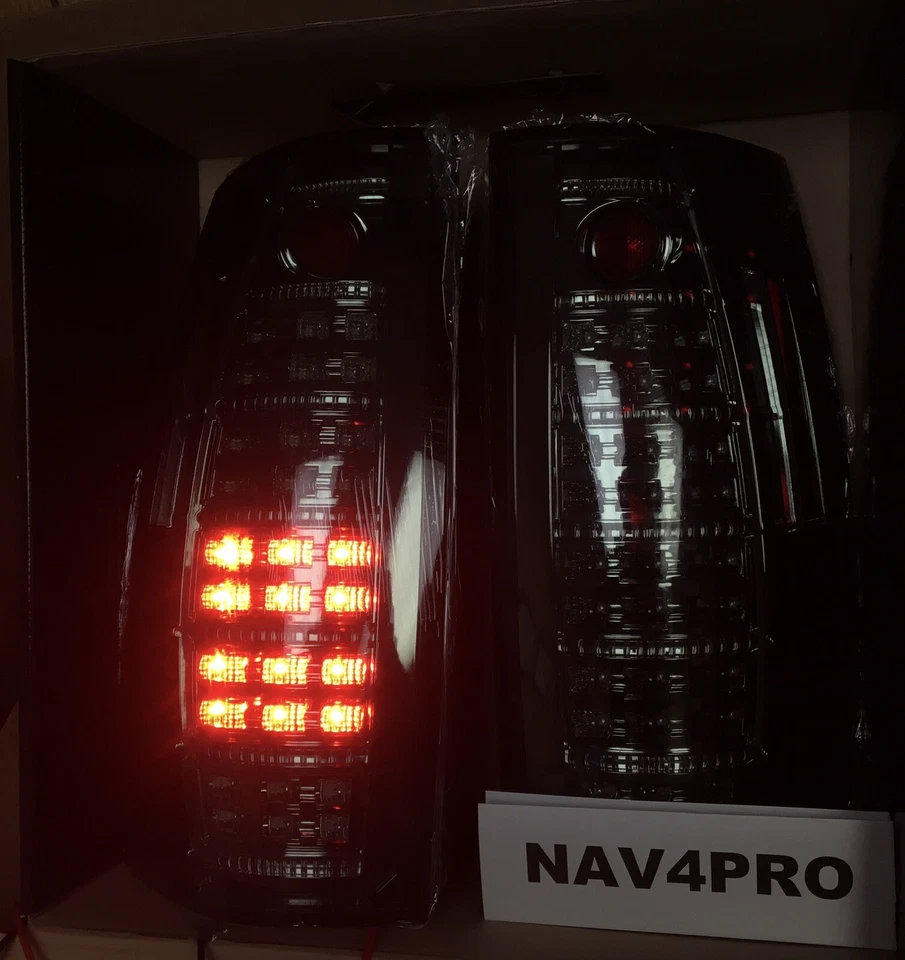 Luz trasera LED 2007-2014 para Chevrolet Suburban Tahoe GMC Yukon Smoke #NB7 nueva Foto 3 de 4