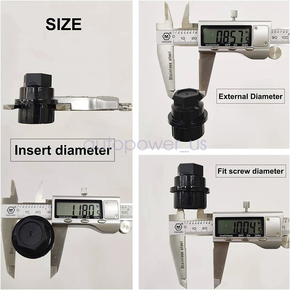 24X Tapas cubiertas de tuercas negras para camioneta Chevy Gmc Silverado 1500 2500 tamaño completo Foto 4 de 4