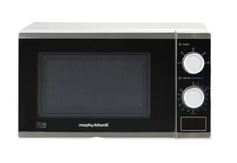 Morphy Richards 800W Standard Microwave - Silver