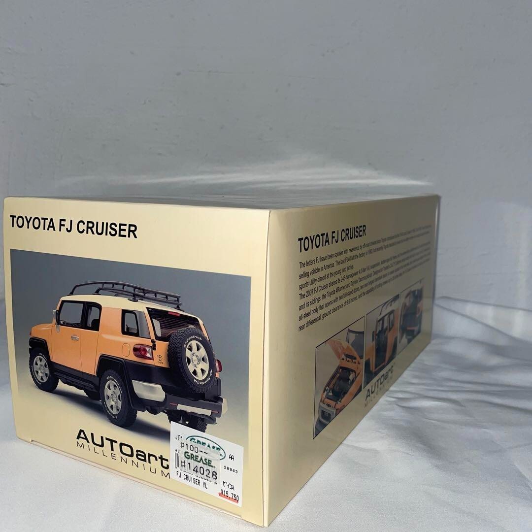 希少！【 AUTOart MILLENNIUM 】 トヨタ FJ クルーザー Autoart 1/18 Millennium Toyota Fj Cruiser Yellow Minicar | eBay