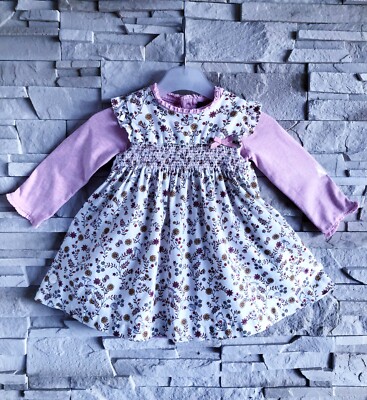 SERGENT MAJOR ENSEMBLE 2P BÉBÉ FILLE IMPRIMÉ LIBERTY, VOLANTS