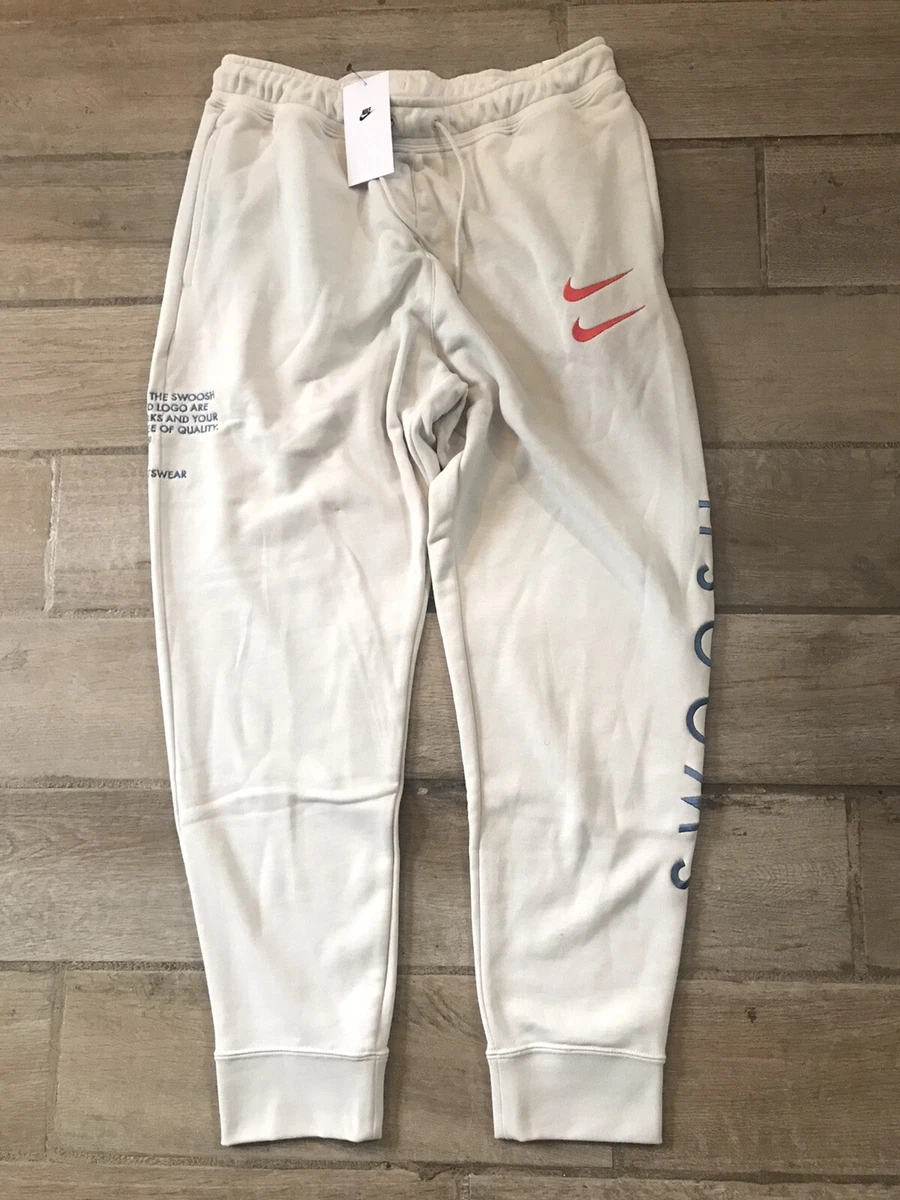 Double swoosh sweatpants sales