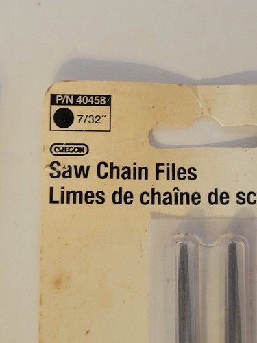 Oregon Chain Saw Sharpening Files 7/32" & 3/16" Chainsaw (4 Total Files) - Imagen 4 de 12