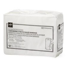 Nonsterile Conforming Stretch Gauze Bandages 2" x 4.1YD, Case