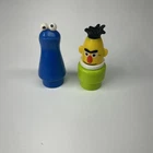 Vintage Fisher Price Little People Bert & Cookie Monster Sesame Street