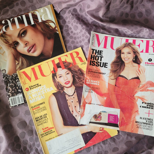 Lot Of 3 Mujer + Latina Magazine 2016 Eva Mendes Thalia Yisney Terrero - Bild 1 von 10