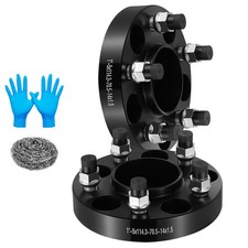 Set Of 2 1 Inch 5x4.5 5x114.3 Hubcentric Wheel Spacers 14x1.5 Fits Ford Mustang Set Of 2 1 Inch 5x4.5 5x114.3 Hubcentric Wheel Spacers 14x1.5 Fits Ford Mustang
