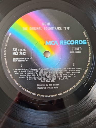 FM The Original Soundtrack - MCA - MCSP284 - 2LP - Stereo - UK - 1978 - VG+ - Picture 17 of 18