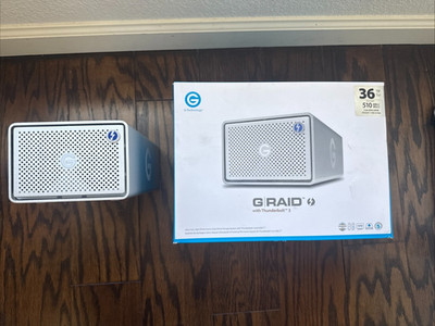G-Technology 36TB G-RAID with Thunderbolt 3, USB-C