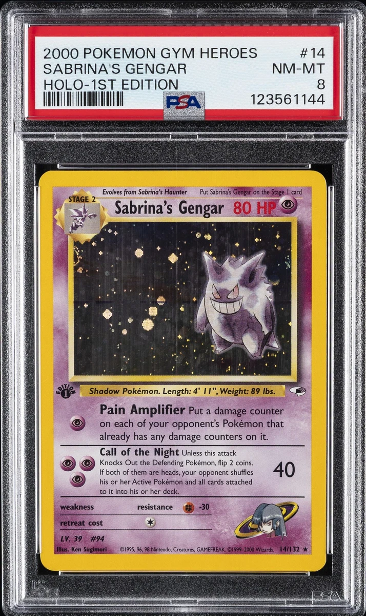 Gengar Pokémon TCG Professional Sports Authenticator (PSA