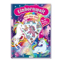 Trötsch BeschäFtigungsbuch Malbuch Bastelbuch Einhornwelt | Trötsch Verlag