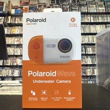 Polaroid Wave Underwater Streaming Camera Orange White New