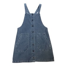 American Eagle Corduroy Jumper Dress Size S Blue Overalls