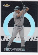 Geoff Jenkins - 2005 Topps Finest #42 Black Refractor /99 Brewers Free Shipping!