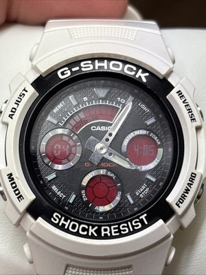 Casio G-Shock AW-591SC-7A Analog Digital Watch   White x Black    Model 4778