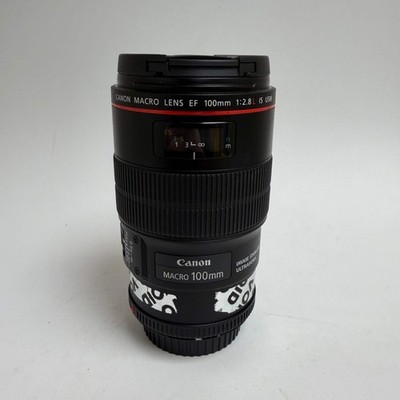 Canon EF Macro 100mm f/2.8 L IS USM Auto & Manual Lens