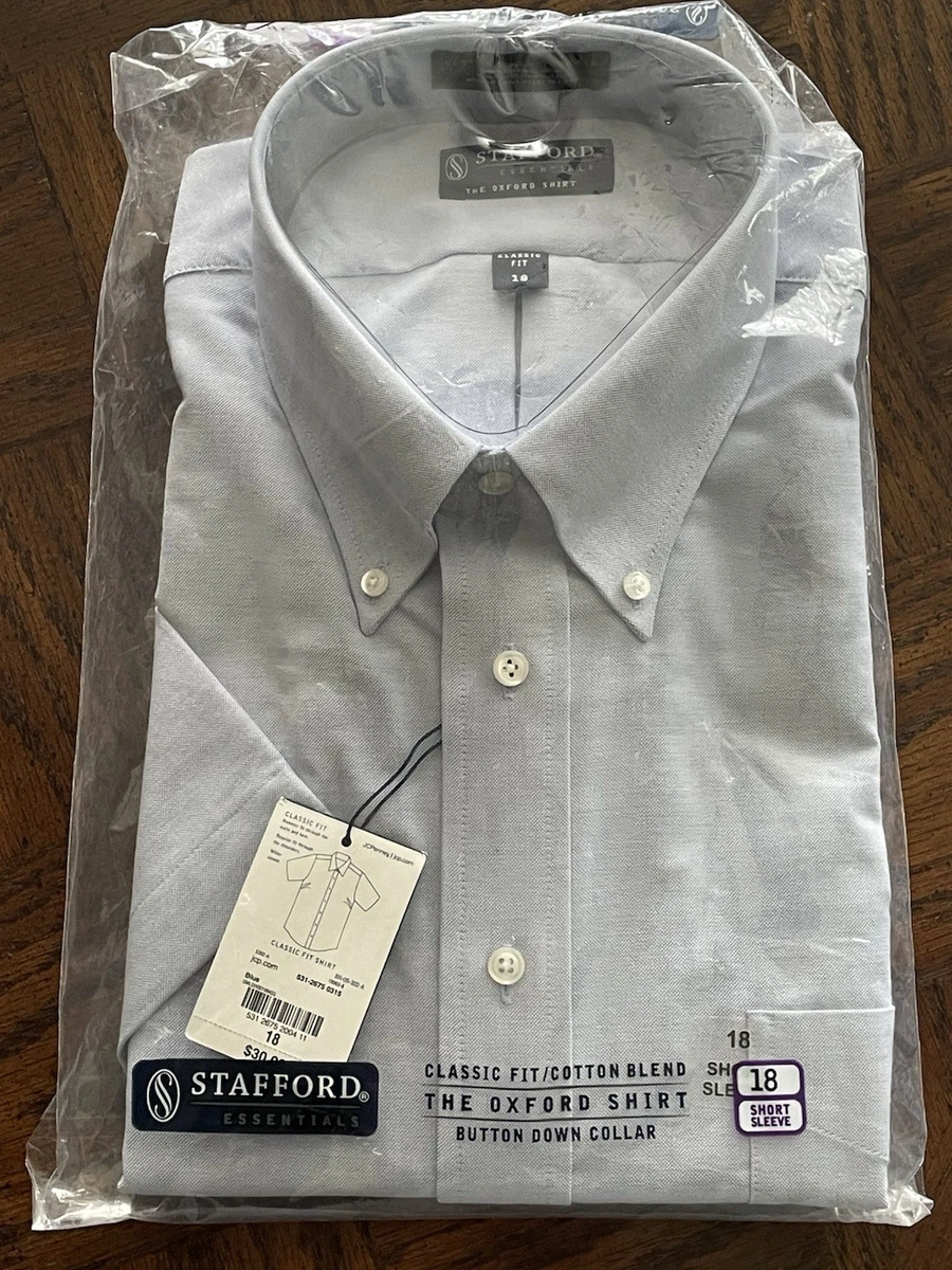 stafford athletic fit dress shirts Eton Slim Fit Signature Slim Fit Twill Shirt - Blue main image 0