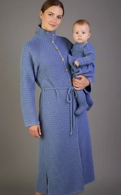 Familien Outfit Set Langarm - Partnerlook Mutter Tochter Mantel jacke ,Mama Kind - Bild 1 von 4