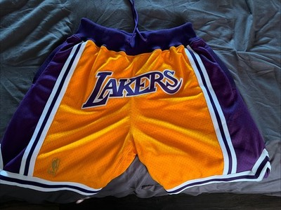 NBA JUST DON 1996-97 LAKERS SHORTS MEDIUM | eBay