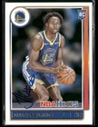 2021-22 Panini NBA Hoops Jonathan Kuminga #219 RC Rookie Hand Signed Auto