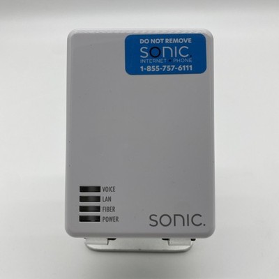 SONIC 411 Micro GPON Indoor ONT Router 1287787F1N Optical Network No Power Cord