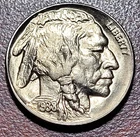 1938-D Buffalo Nickel Choice BU UNC Lustrous Bright Original Uncirculated Coin