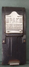 Vintage 1960s PAK 35mm SLIDE VIEWER, LaBelle Industries Oconomowoc, WIS (brown)