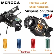 1-1/8" 7°*90 Four-Link Shock Absorption Fork Bike Stems fit XC Grave MTB E Bike