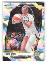2024 Panini Prizm WNBA Ice Prizm #10 Angel Reese RC Rookie Chicago Sky