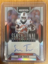 Sean Tucker 2025 Prizm Draft Picks Sensational Signatures Auto Syracuse SS-SNT