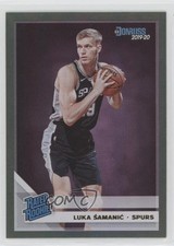 2019-20 Panini Donruss Rated Rookie Green Flood Luka Samanic #218 0q1p