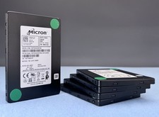 Lot Of 5 Micron 1100 Mtfddak256tbn 256gb 2.5 Ssd Wiped Tested Verified Healthy