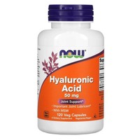 NOW Foods HyaluronsäUre Mit MSM 50 Mg (HyaluronsäUre Mit Msm, GelenkunterstüTzun