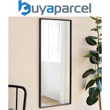 Image of Garden Trading Avening Rectangular Indoor Outdoor Wall Mirror 50x120cm Black