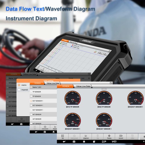 OBDSTAR D800 Diagnostic Scanner Full Configuration B for Marine Jet Ski/Outboard - Picture 4 of 10