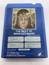 THE BEST OF MANFRED MANN VERY RARE GRT 8 TRACK STEREO TAPE