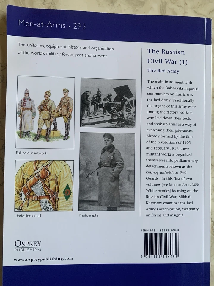 Osprey MAA Russian Civil War Red Army Back Of Beyond 28mm 15mm - Image 2 of 2