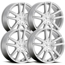 Set-4 Raceline 145s Encore 16x7 5x1085x4.5 40mm Silver Wheels Rims 16 Inch