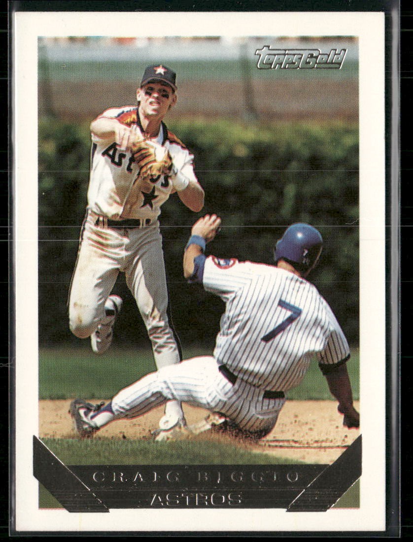 Craig Biggio #680 Baseball Cards 1993 Topps trading card — raw and PSA graded price guide