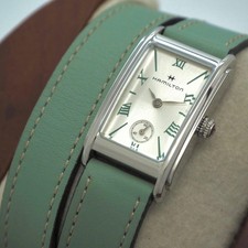 Hamilton American Classic Women s Watch Leather Black Used Authentic