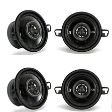 Kicker CSC35 3.5-Inch (89mm) Coaxial Speakers, 4-Ohm Bundle