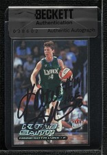 BAS 2000 Fleer Ultra WNBA Katie Smith #61 Beckett Auth Sticker Auto HOF 3c7