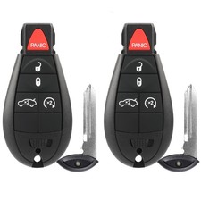 NPAUTO Key Fob Fobik Replacements for Dodge Challenger 2008-2014, Durango, Charg