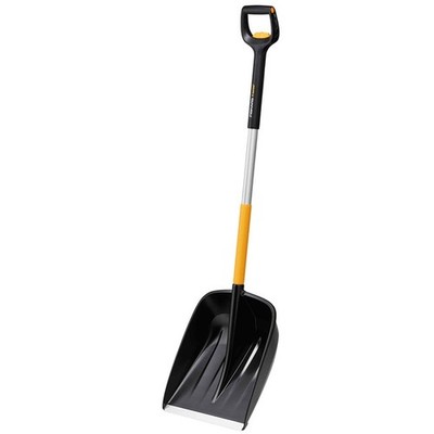 snow shovel with curved handle