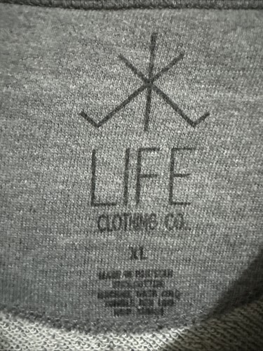 Sweatshirt XL grau Pullover "Be A Nice Human" von Life Clothing Company - Bild 4 von 8