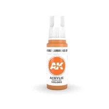 AK Interactive 17ml Bottle Luminous Orange 3rd Gen Acrylic Paint AK11082