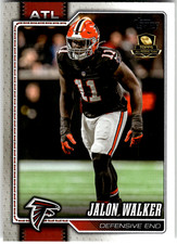 2026 Topps Flagship Football #7 JALON WALKER Atlanta Falcons RC