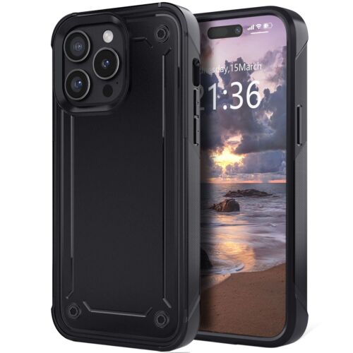 Funda rígida híbrida a prueba de golpes resistente para Apple iPhone 14/Pro/14 Pro Max/Plus - Imagen 34 de 53